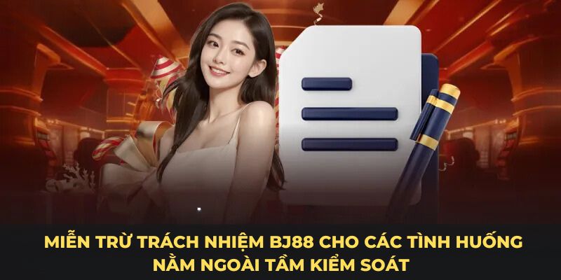 Những Chính Sách Miễn Trách Nhiệm Hỗ Trợ Người Chơi BJ88